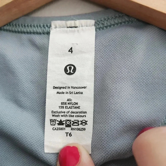 Lululemon Ebb to Train Bra Medium Support C/D Cup in Chambray Blue 4 - Picture 14 of 16